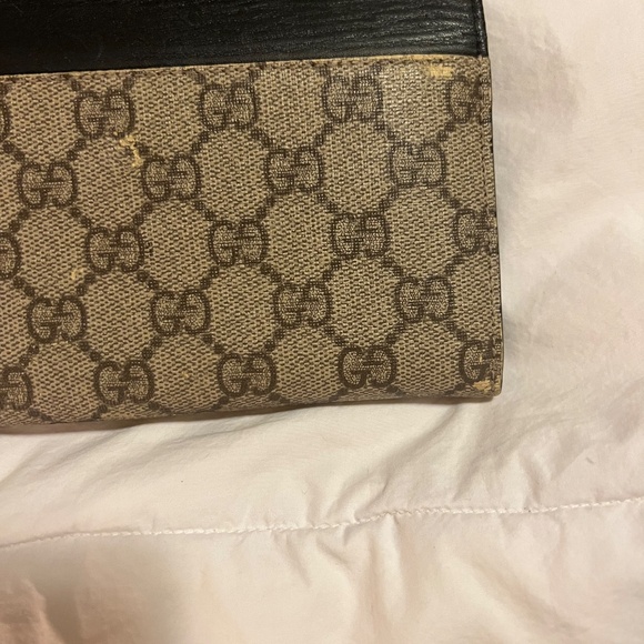 Vintage Monogram Gucci wallet with box and dust bag New - Picture 4 of 10